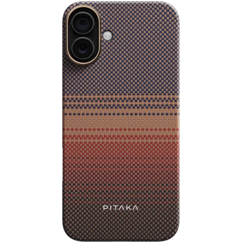 Чехол PC PITAKA with MagSafe для Apple iPhone 17 (6.3") – Sunset. Фото 4 з 5