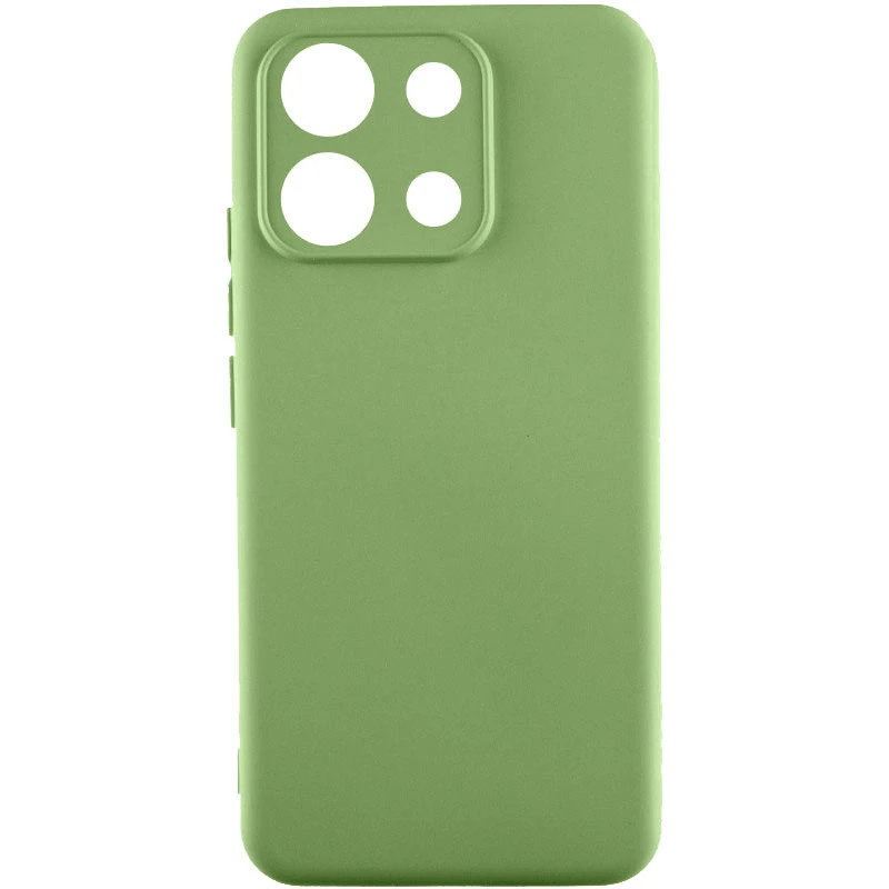Чохол Silicone Cover Ummi Lakshmi Full Camera (AA) для Xiaomi Poco M6 4G – Зелений / Pistachio. Фото 1 з 3
