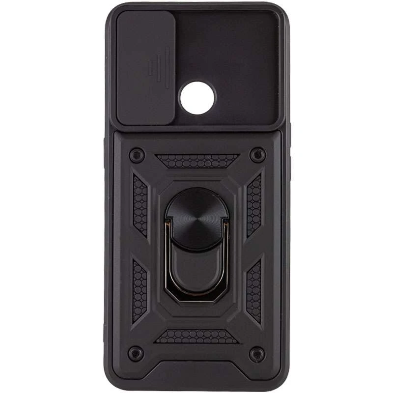 Протиударний чохол Serge Ring з захистом камери на Oppo A53 / A32 / A33 – Чорний. Фото 3 з 5