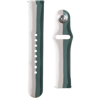 Силіконовий ремінець Rainbow для Smart Watch 20mm фото 1 з 2