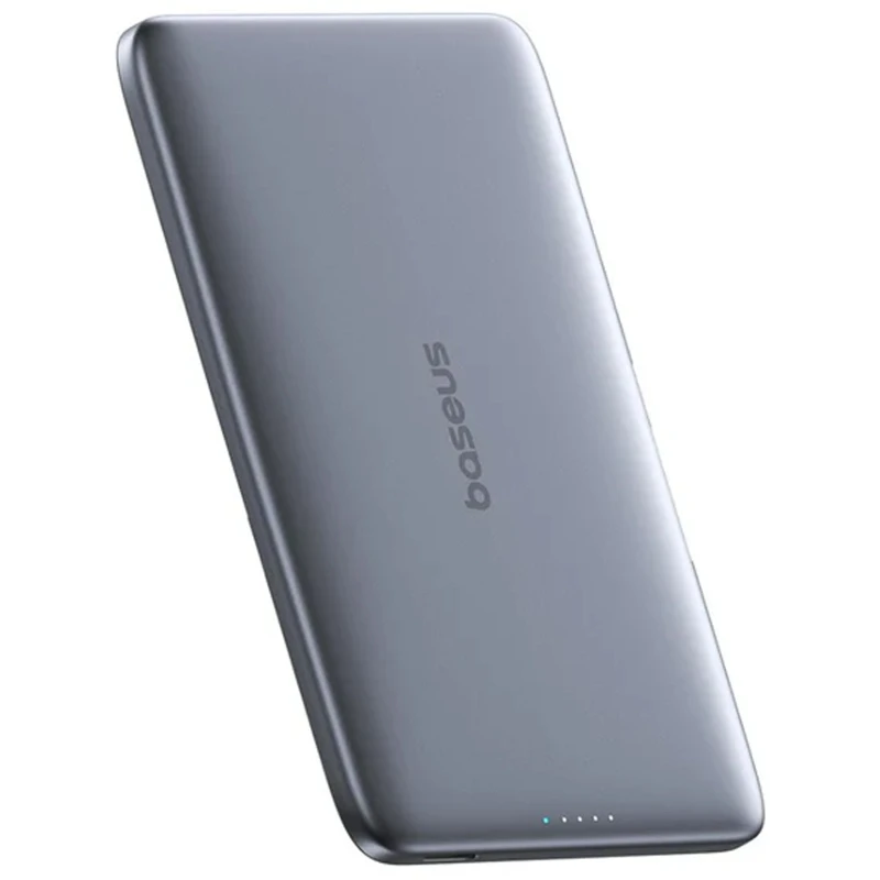 Портативное ЗУ Power Bank Baseus PicoGo AM41 Ultra-Slim 20W с БЗУ 5000mAh (PPKPC-0520) – Space Grey. Фото 2 из 3