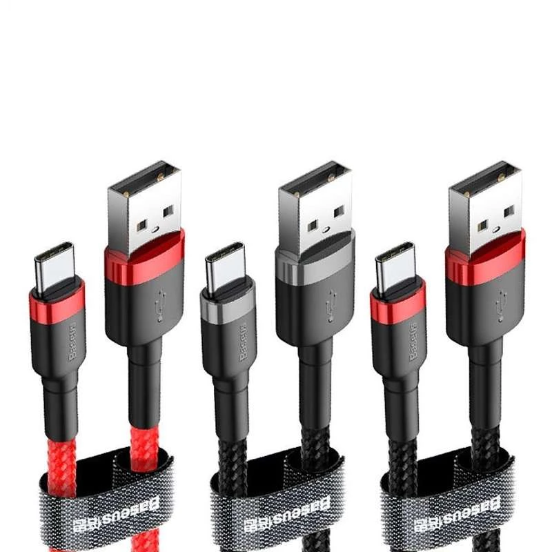 

Дата кабель Baseus Cafule Type-C Cable 3A (1m)