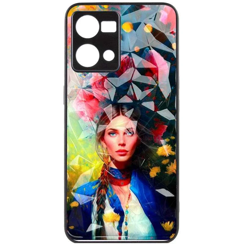 

Стеклянный чехол Prisma Ladies на Oppo Reno 7 4G (Peonies)