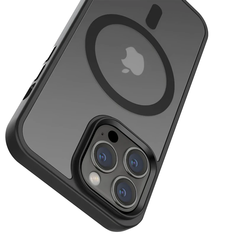 Чохол Ummi Colorful with MagSafe для Apple iPhone 15 Pro (6.1") – Чорний / Black. Фото 4 з 6