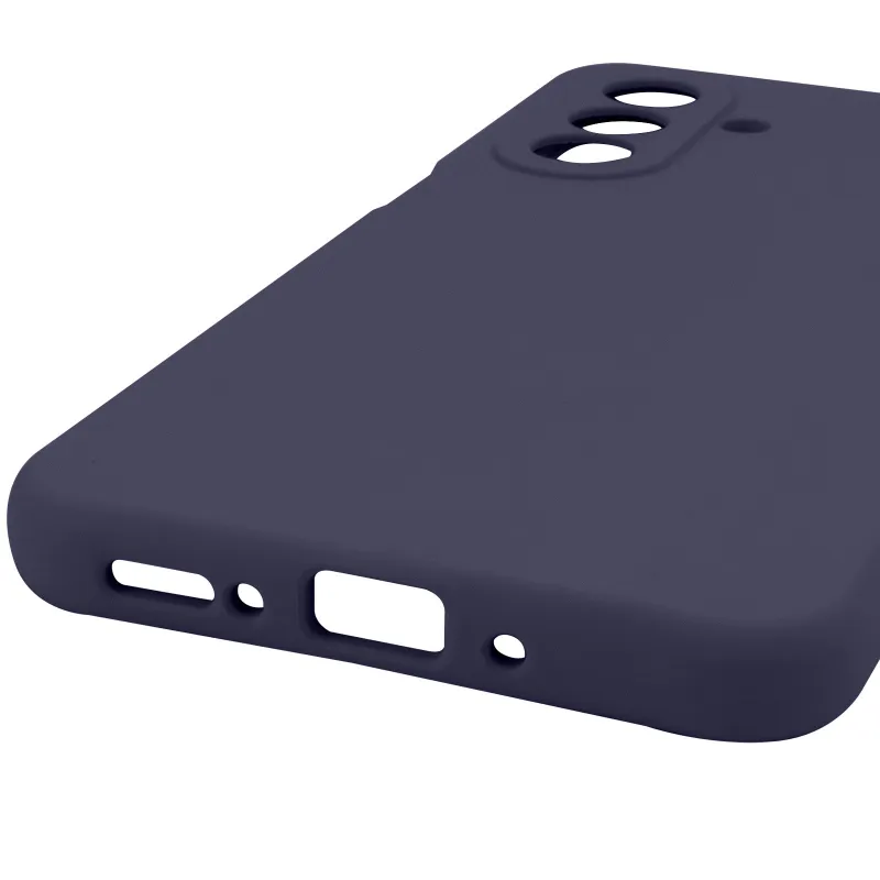 Чохол Silicone Case Lakshmi Premium із закритою камерою для Samsung Galaxy A17 4G/5G – Темно-синій / Midnight blue. Фото 7 з 14