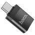 Переходник Hoco UA17 Type-C Male to USB Female USB3.0 – Черный. Фото 4 из 7