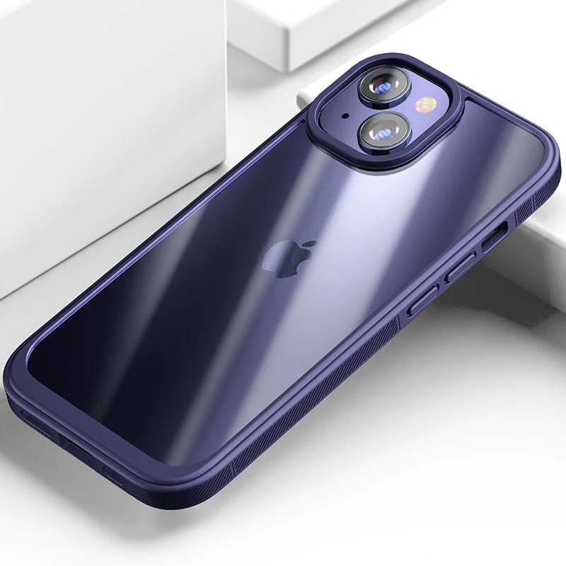 Силиконовый чехол с плотным ободком для Apple iPhone 15 (6.1") – Purple. Фото 3 из 4