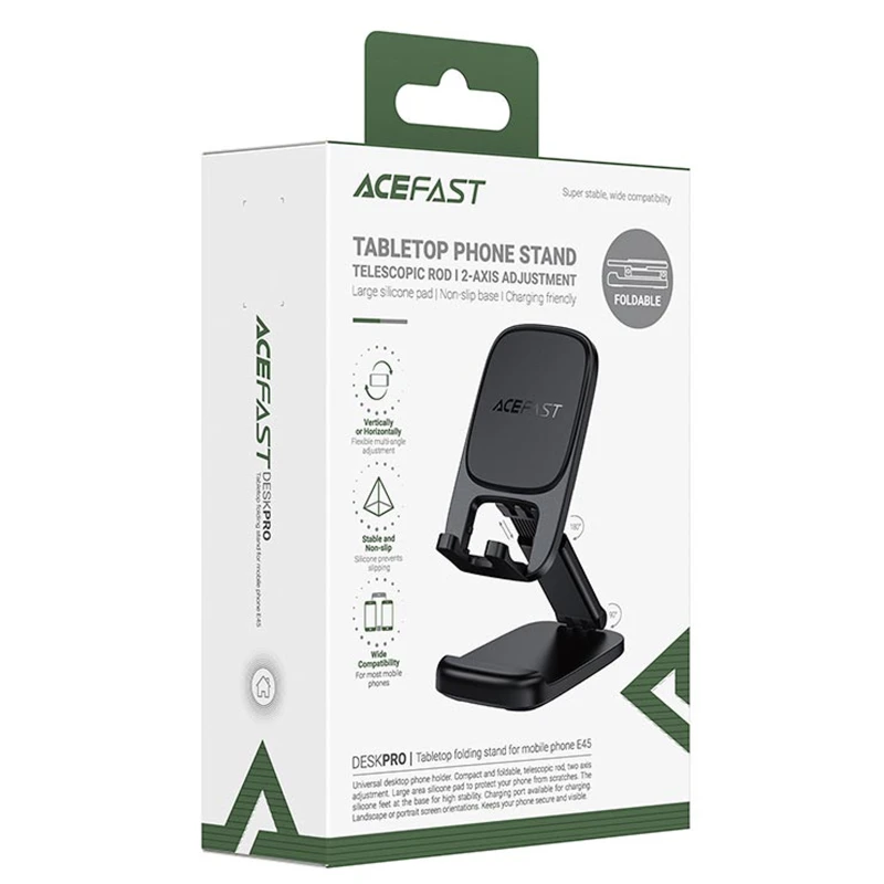 Підставка для телефону Acefast E45 Tabletop – Black. Фото 5 з 5