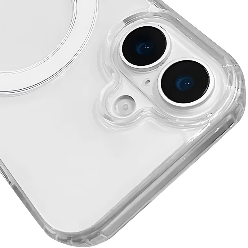 Прозорий TPU чохол з MagSafe на Apple iPhone 16 Plus – Clear. Фото 16 з 16