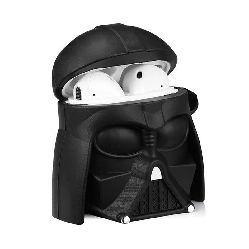 Силиконовый футляр Star Wars Force для наушников AirPods 1/2 + карабин – Darth Vader. Фото 2 из 2