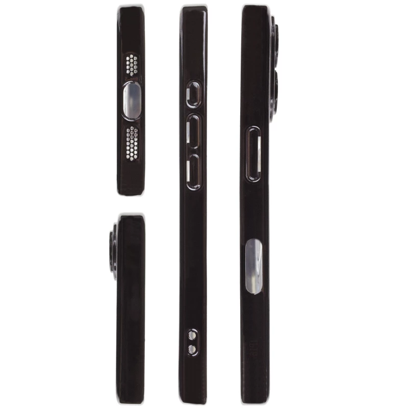 Хромовий TPU чохол з MagSafe на Apple iPhone 16 – Black. Фото 8 з 10