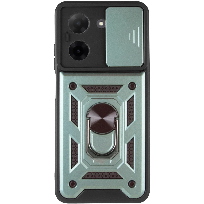 Ударопрочный чехол Ummi Camshield Serge Ring (in box) для Xiaomi Redmi A5 (Europe version) – Зеленый. Фото 2 из 8