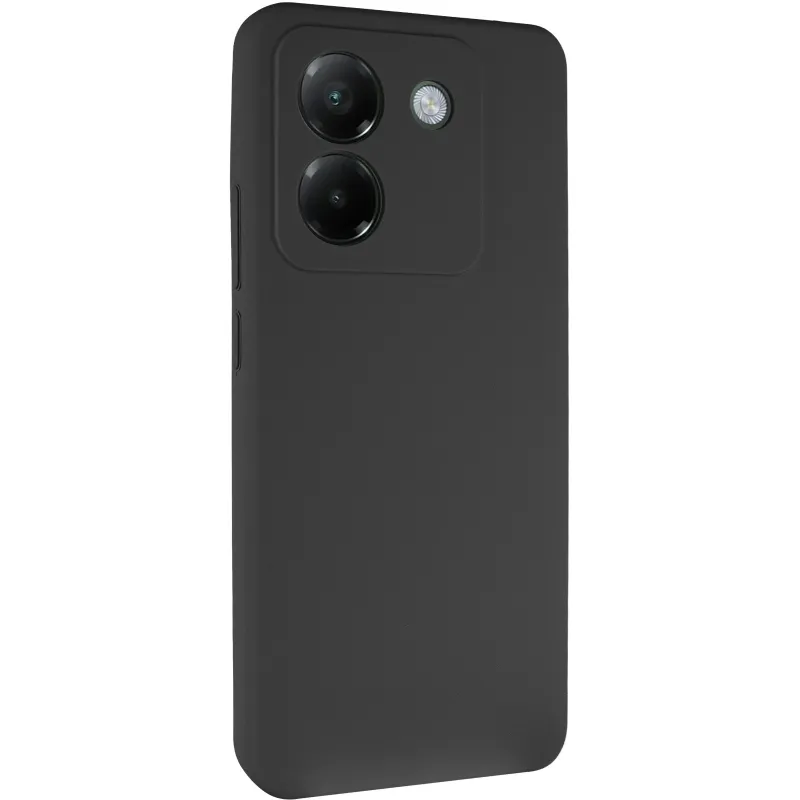 Чехол Silicone Case Lakshmi Premium з закритою камерою на Xiaomi Poco M7 pro 5G – Черный / Black. Фото 2 из 10