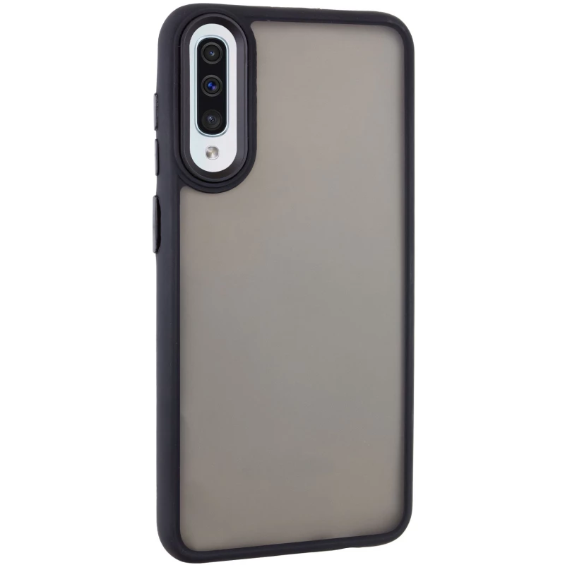 Чохол TPU+PC Lyon Frosted на Samsung Galaxy A50 (A505F) / A50s / A30s – Black. Фото 3 з 12