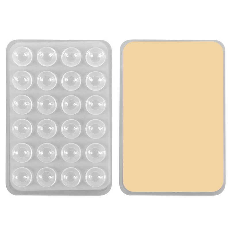 Тримач-присоска для телефону Sticker Side Silicone 3М 80*55 мм – Transparent. Фото 2 з 2