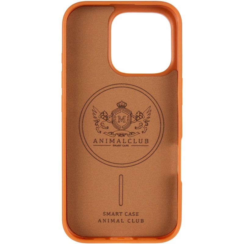 TPU+PC чохол Animal Club для Apple iPhone 16 Pro – Chocolate Brown. Фото 4 з 6