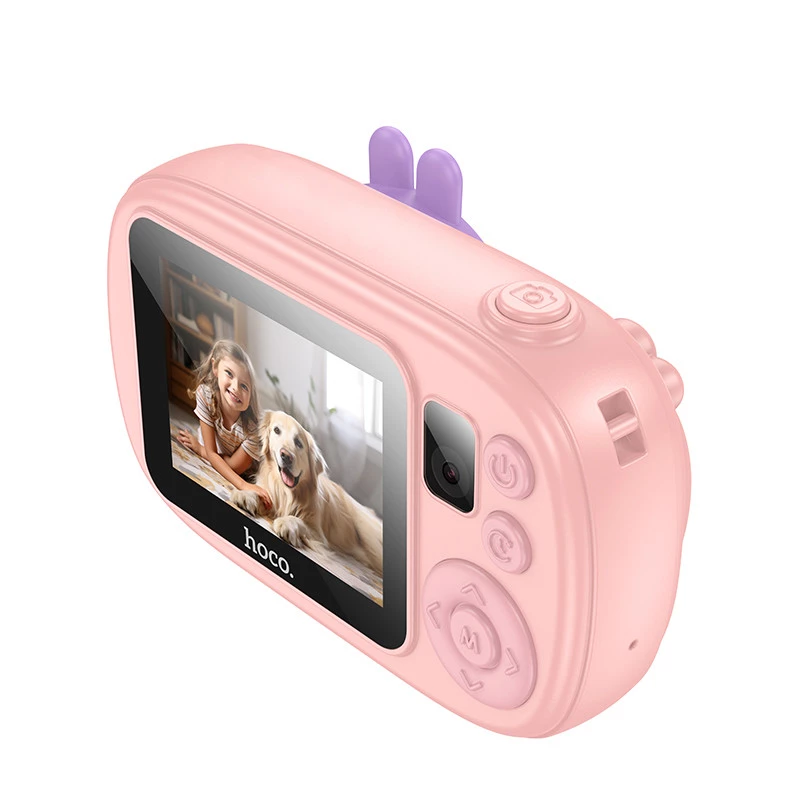 Дитяча фотокамера Hoco DV205 Dual-camera – Pink. Фото 5 з 7