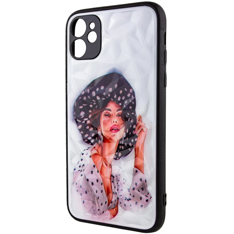 Стеклянный чехол Prisma Ladies на Apple iPhone 11 (6.1") – Girl in a hat. Фото 4 из 7