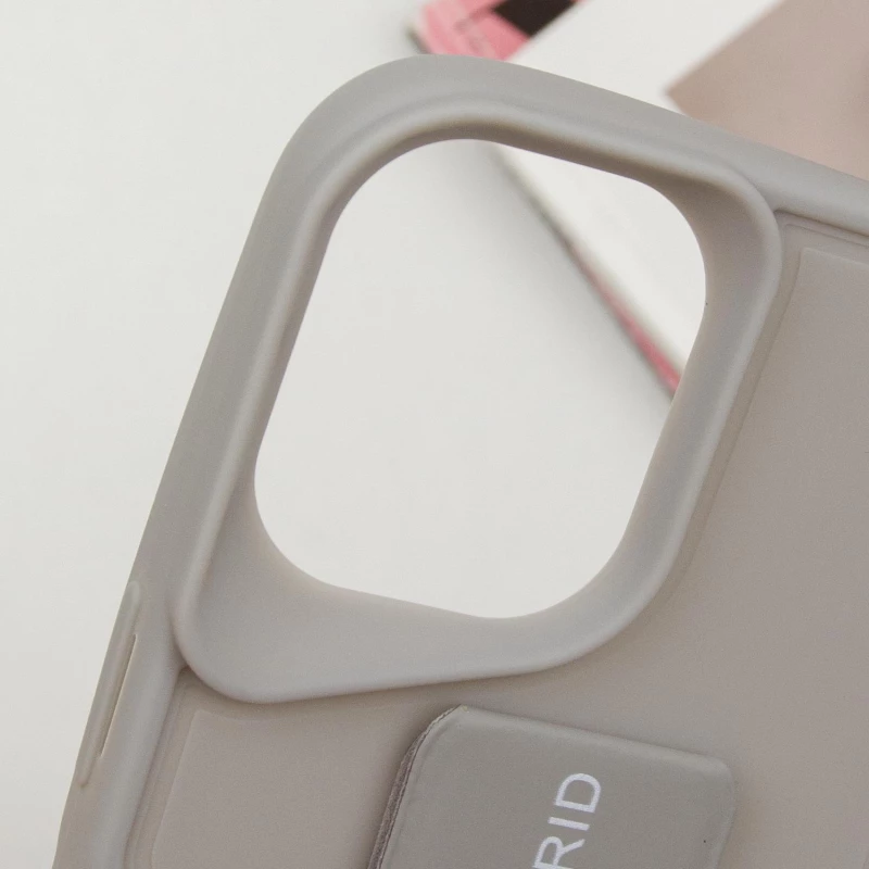 Чехол Вива с ремешком для Apple iPhone 16 Plus – Grey. Фото 5 из 7