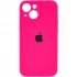 Чехол Silicone Case с защитой камеры для Apple iPhone 14 (6.1") – Розовый / Barbie pink. Фото 1 из 4