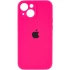 Чехол Silicone Case с защитой камеры для Apple iPhone 15 Plus (6.7") – Розовый / Barbie pink. Фото 1 из 4