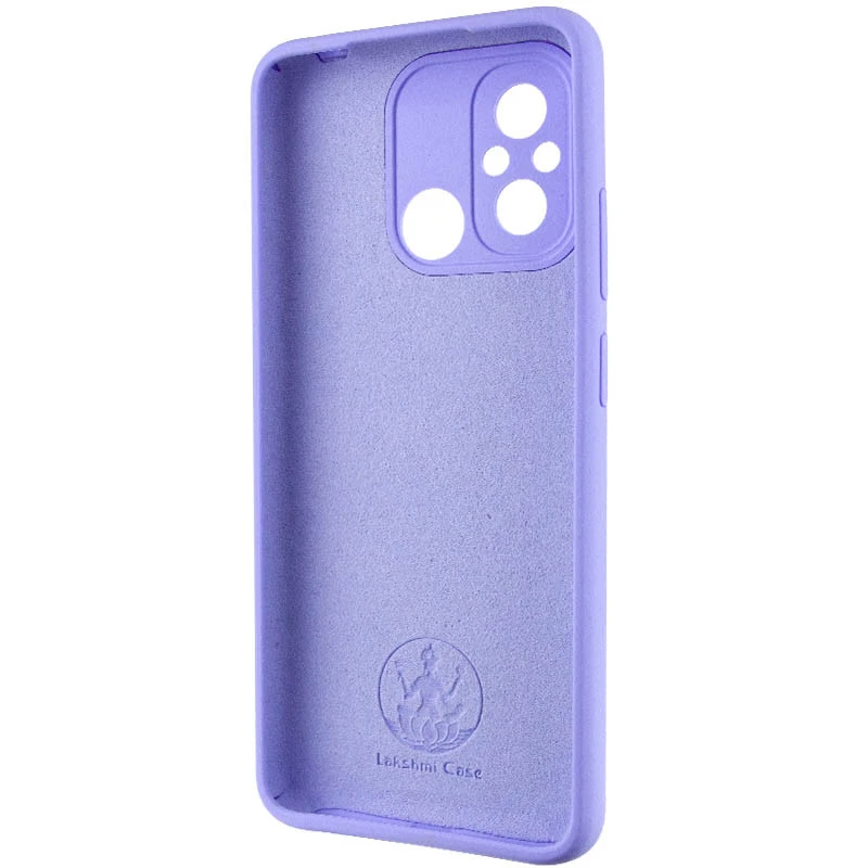 Чохол Silicone Case Lakshmi Premium із закритою камерою для Xiaomi Redmi 12C / Poco C55 – Бузковий / Dasheen. Фото 5 з 15