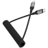 Дата кабель Hoco X121 Nuevo Type-C to Lightning 27W (1.5m) – Black. Фото 7 из 7