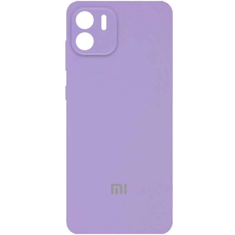 

Чохол Silicone Case з закритим низом та захистом камери на Xiaomi Redmi A1 / A2 (Бузковий / Dasheen)