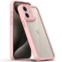 Прозорий силіконовий чохол з кольоровою на окантовкою на Apple iPhone 12 (6.1") – Pink. Фото 1 з 3
