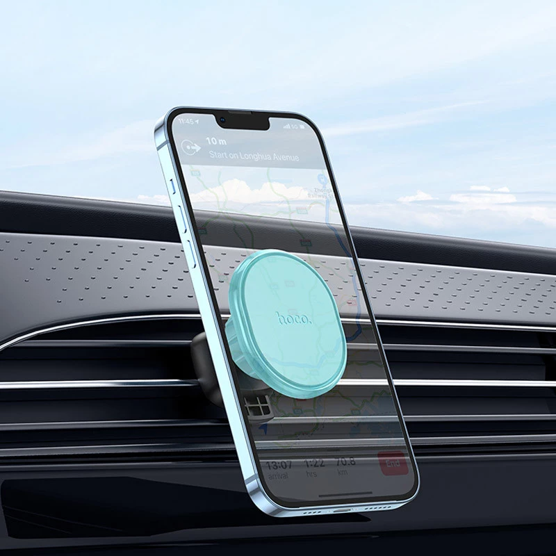 Автотримач Hoco H1 Crystal magnetic (air outlet) – Ice mist. Фото 3 з 5