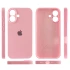 Чехол Silicone Case с защитой камеры для Apple iPhone 16 – Розовый / Light pink. Фото 4 из 8