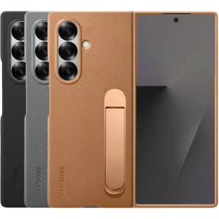 Шкіряний чохол Leather Case (AAA) with stand для Samsung Galaxy Z Fold7 фото 1 з 2