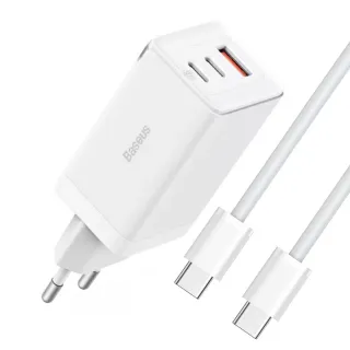 МЗП Baseus GaN5 Pro 65W 2Type-C+USB 100W EU (CCGP12020) — White