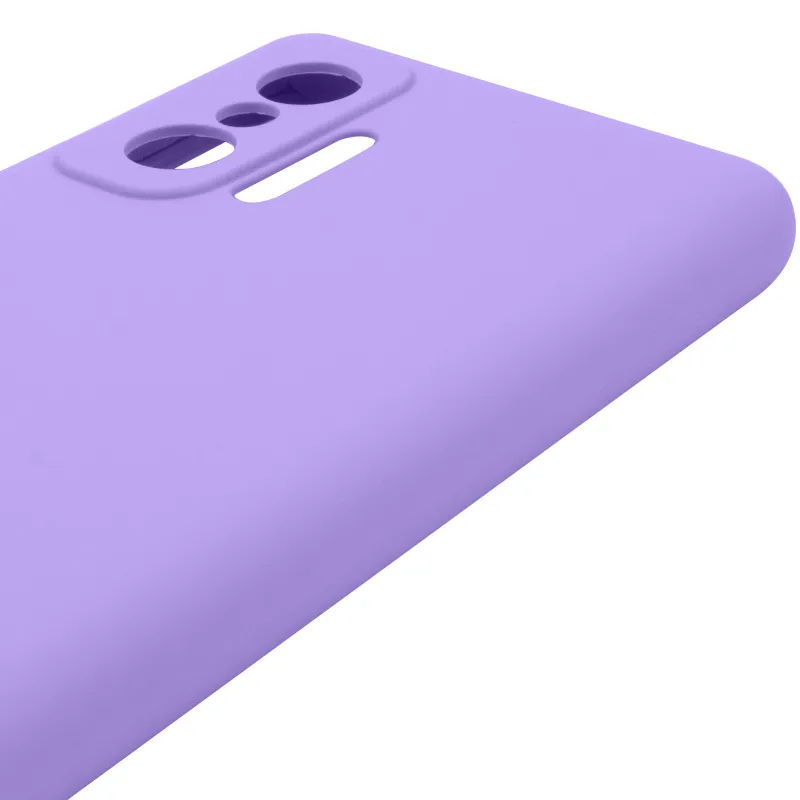 Чохол Silicone Case Lakshmi Premium із закритою камерою для Xiaomi 11T / 11T Pro – Бузковий / Dasheen. Фото 5 з 6