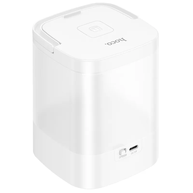 Нічник Hoco HX15 Smart + годинник – White. Фото 6 з 6