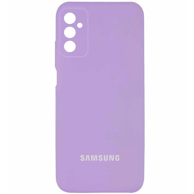 

Чохол Silicone Case з закритим низом та захистом камери на Samsung Galaxy A24 4G (Бузковий / Lilac)