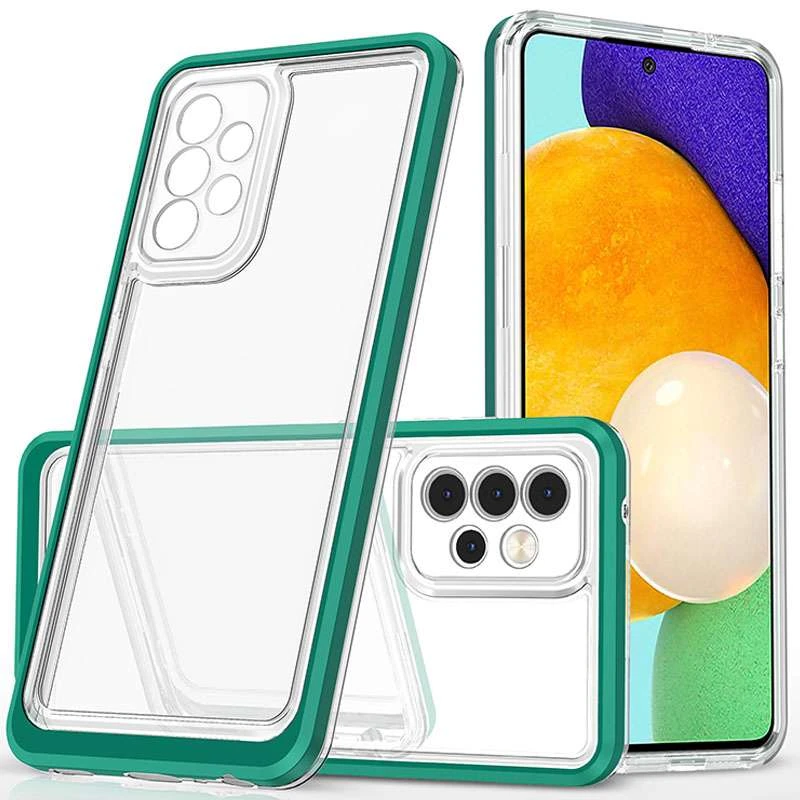 

TPU+PC чехол с защитой 360 градусов для Samsung Galaxy A72 4G / A72 5G (Зеленый), Зелений