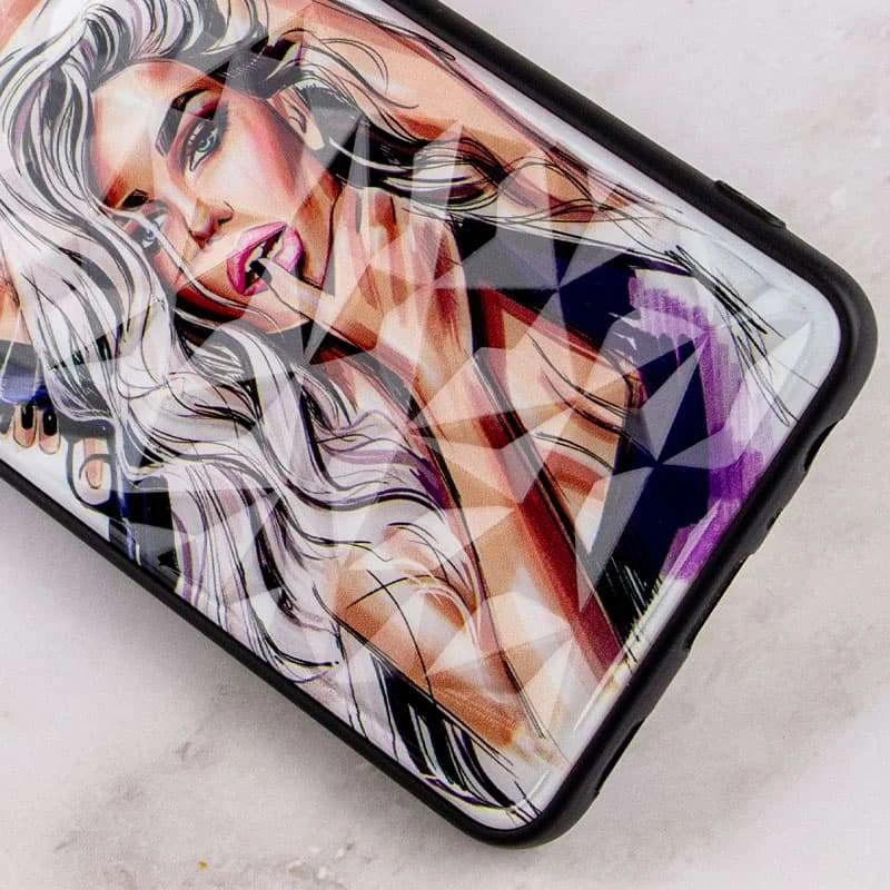 Стеклянный чехол Prisma Ladies на Samsung Galaxy A73 5G – Purple. Фото 3 из 3