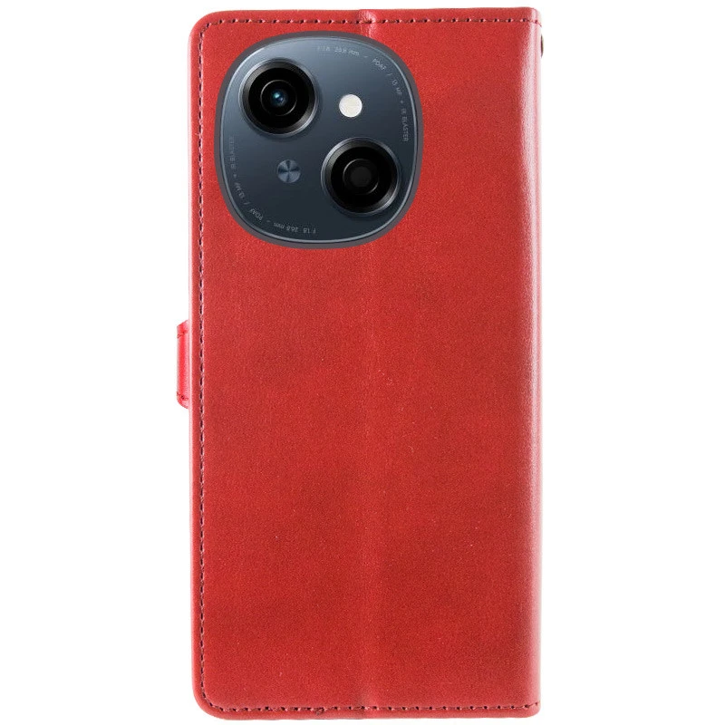 Чохол-книжка GETMAN Gallant  на TECNO Spark Go 1 – Червоний. Фото 5 з 6