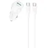 АЗП Borofone BZ34B Cloud PD20W+QC3.0 total 38W (1USB-A/1C) + кабель Type-C to Type-C – White. Фото 1 з 4