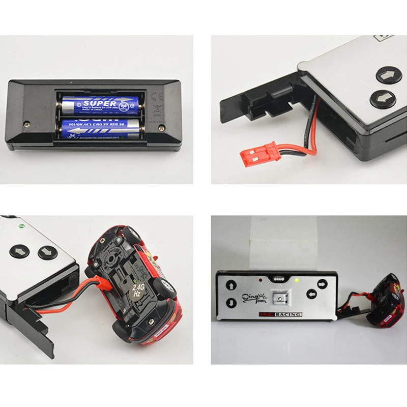 Дріфт-машинка на радіокеруванні Mini RC 666 2.4G – Orange / Red. Фото 3 з 5