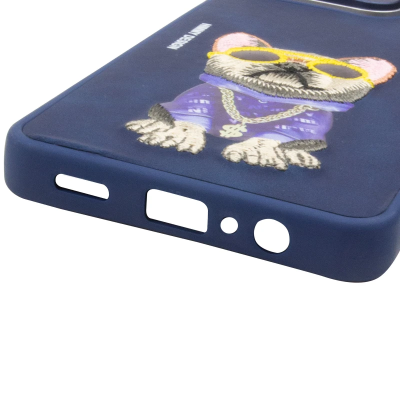 TPU+PC чохол з тваринами для Samsung Galaxy A06 – Blue Dog. Фото 12 з 17