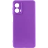 Чохол Silicone Case Lakshmi Plus з закритою камерою на Motorola Moto G85 – Фіолетовий / Purple. Фото 1 з 2