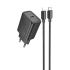 СЗУ Hoco N62 Gentle PD30W (1USB-C) + кабель Type-C to Lightning – Black. Фото 1 из 4