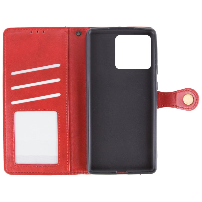 Чехол-книжка GETMAN галлант для ZTE Blade A75 4G – Красный. Фото 6 из 6