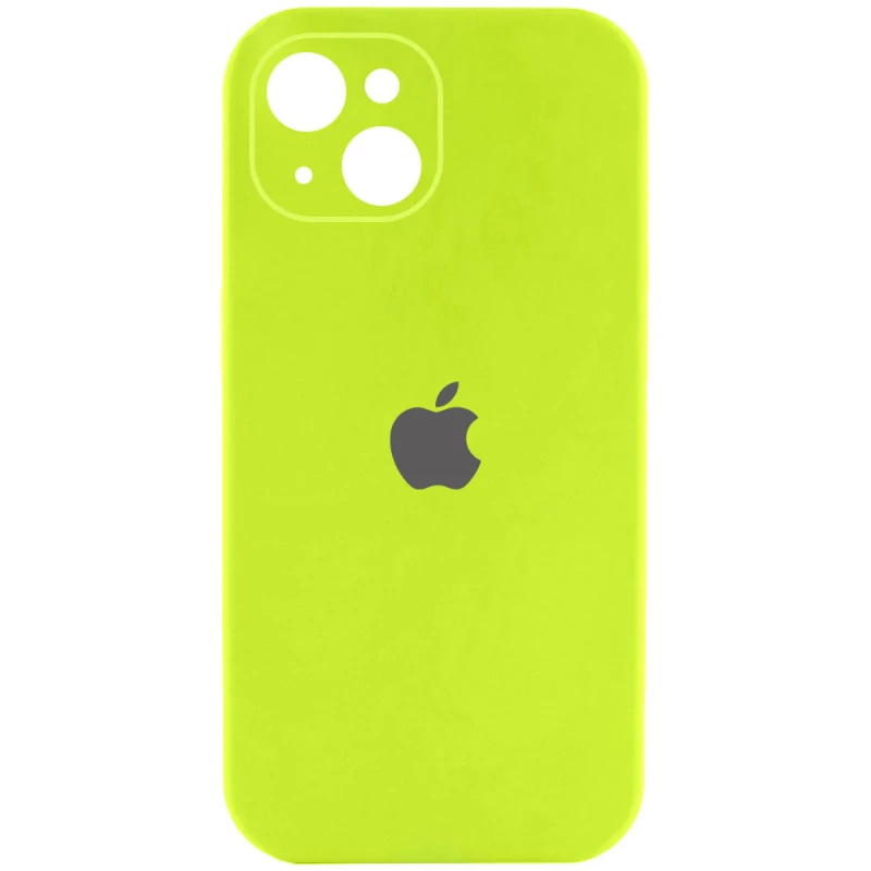 Чехол Silicone Case с защитой камеры для Apple iPhone 14 (6.1") – Кислотный / Acid. Фото 1 из 1