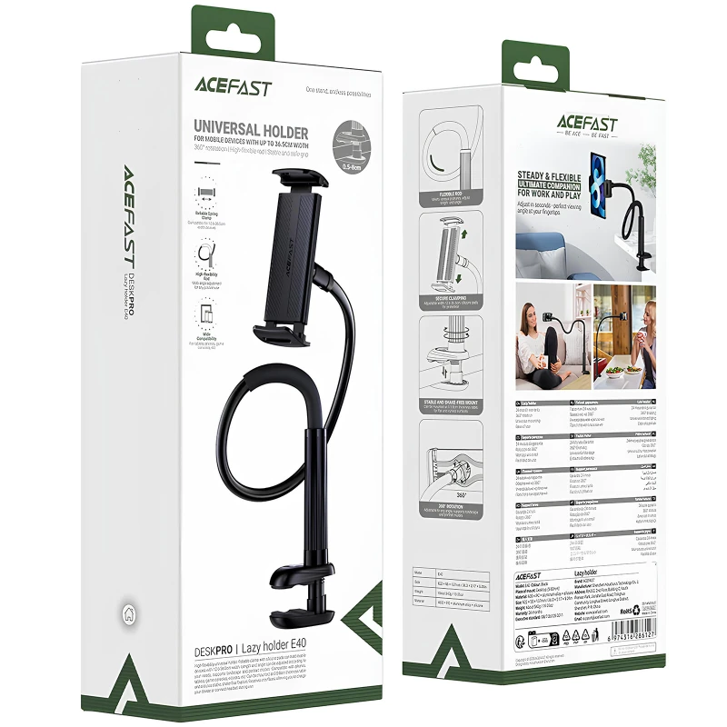 Подставка для телефона Acefast E40 Tabletop – Black. Фото 6 из 6