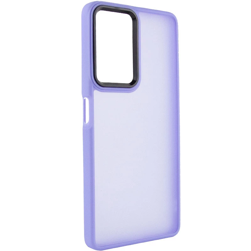 Чехол TPU+PC Lyon Frosted на Oppo A96 – Purple. Фото 3 из 7