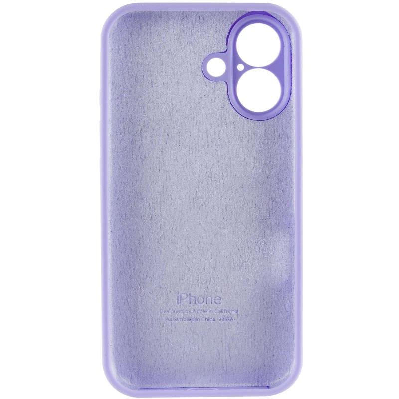 Чохол Silicone Case з захистом камери на Apple iPhone 17 (6.3") – Бузковий / Dasheen. Фото 3 з 3