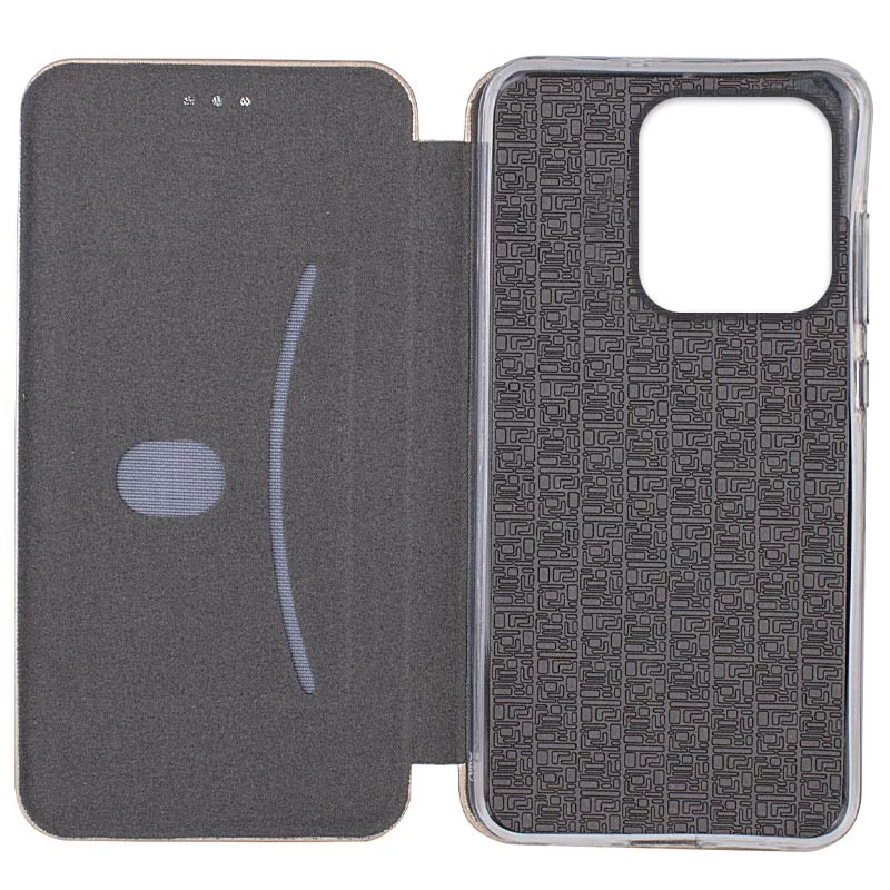 Чохол-книжка класичний на Xiaomi Poco M6 Pro 4G – Золотий. Фото 2 з 2